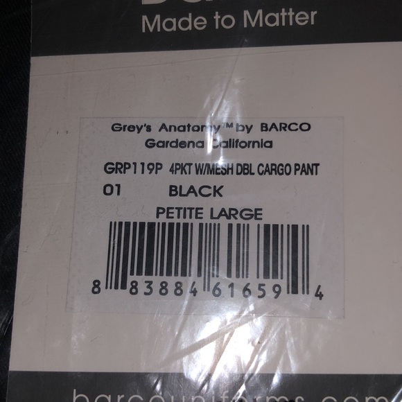 COPY - NWT black Greys Anatomy Avana pants - Picture 3 of 3